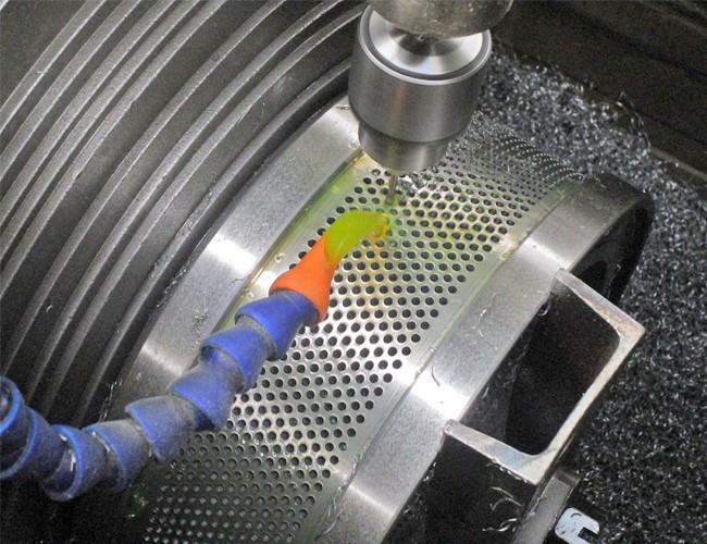 Ring die drilling