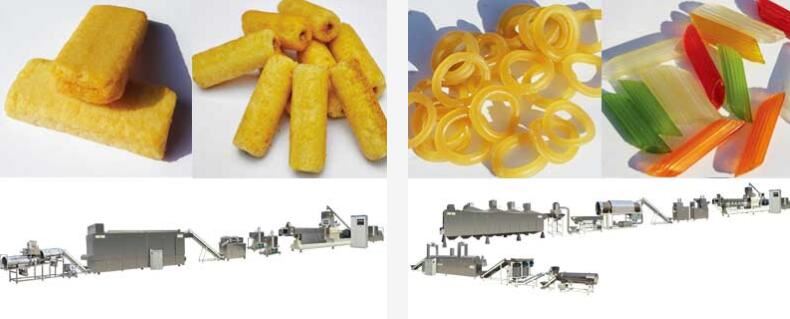 puffing snack making machines puffing snack making machines