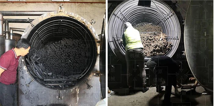factory price charcoal carbonization furnace