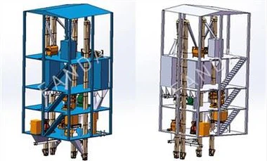 Saatte 1-10 Ton Kanatlı Yemi Pelet Yapma Makinesi