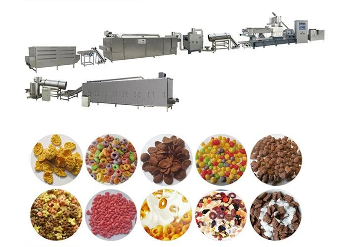 Otomatik Şişirilmiş Kahvaltı Tahıl Snack Machine